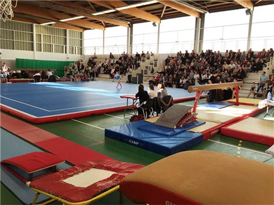 Good Quality Tumble Track Inflatable Air Mat For Gymnastics BY-AT-012